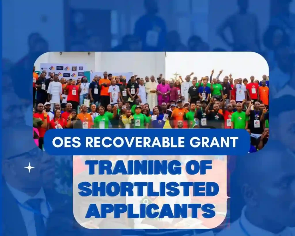 Ogoni OES Recoverable Grant announces training for shortlisted applicants