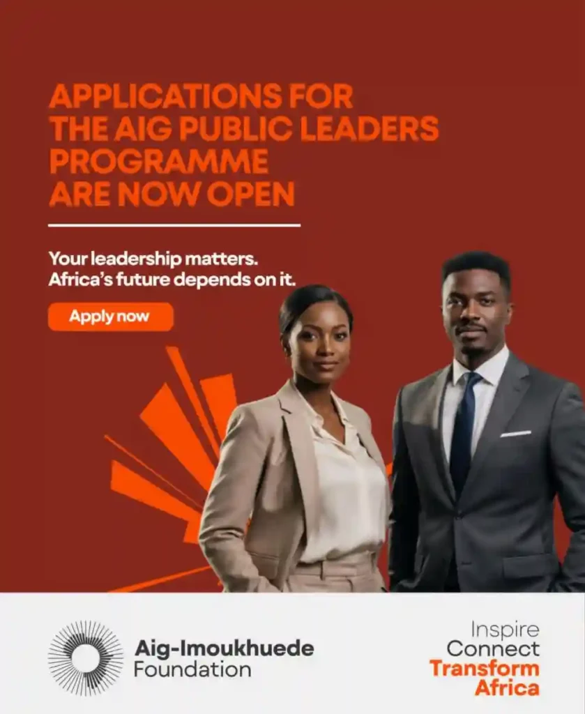 AIG Public Leaders Programme Cohort 6 Application Opens
