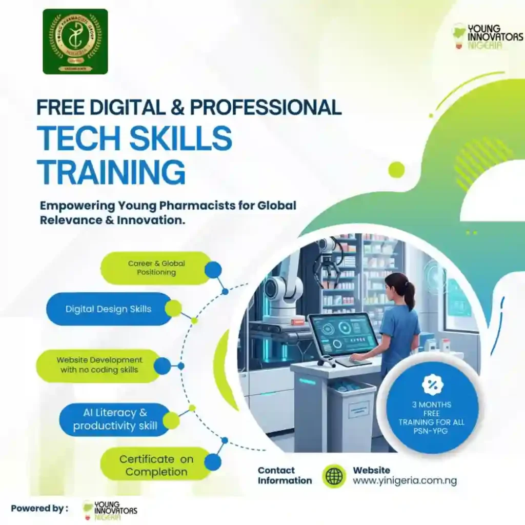 YIN partners PSN-YPG for free digital skills training for pharmacists