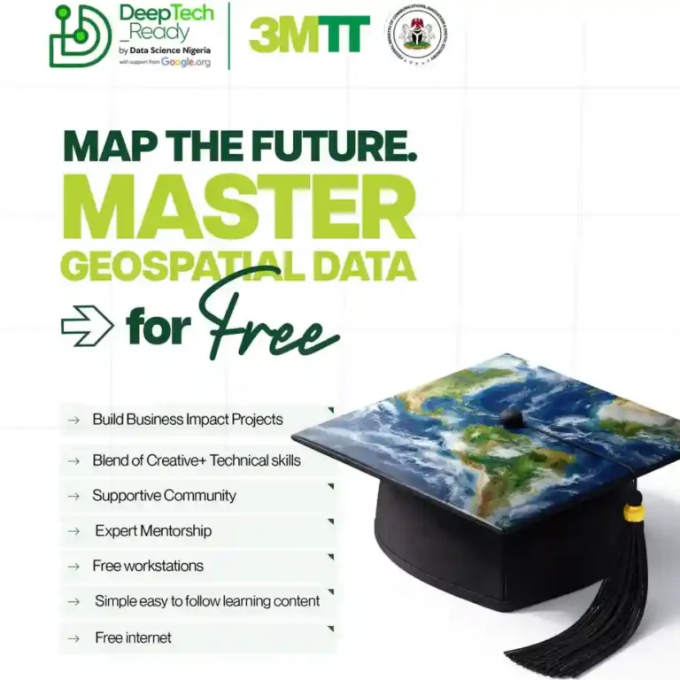 3MTT Opens Free Geospatial Data Training Registration