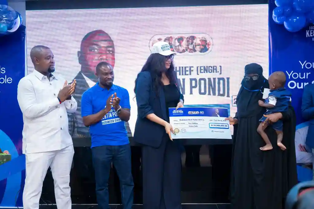Kestin Pondi disburses ₦300m to 30 beneficiaries in business grant