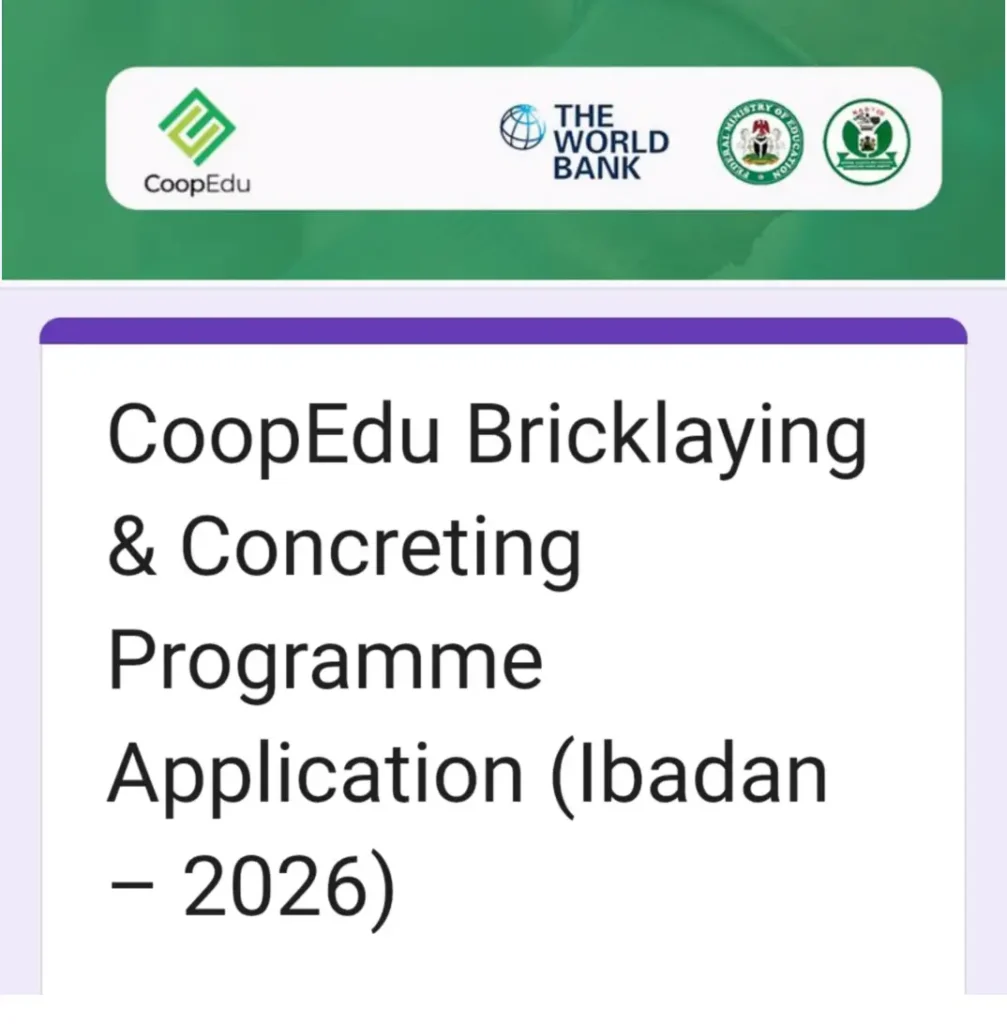 IDEAS-TVET Free Bricklaying and Concreting Training with Stipend