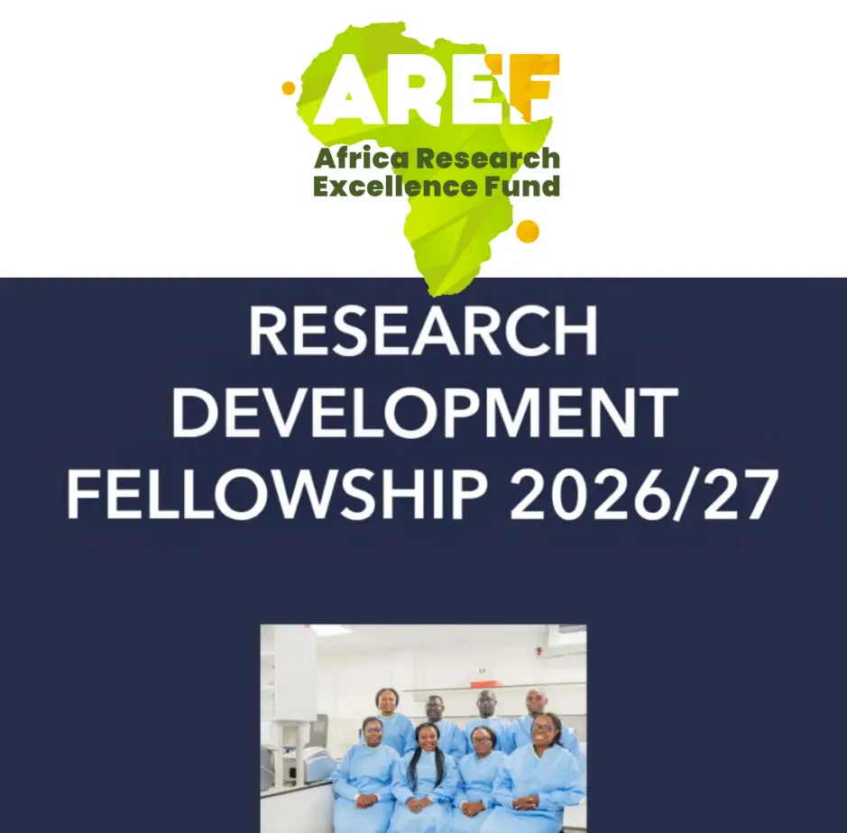 AREF Research Development Fellowship 2026/27 Opens with £47,000