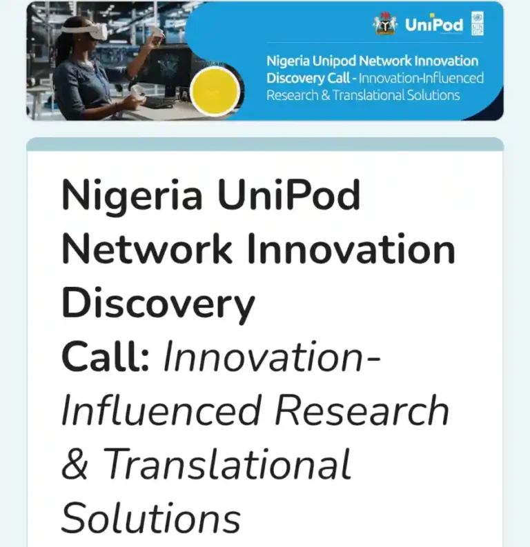 Nigeria UniPod opens innovation discovery for university researchers