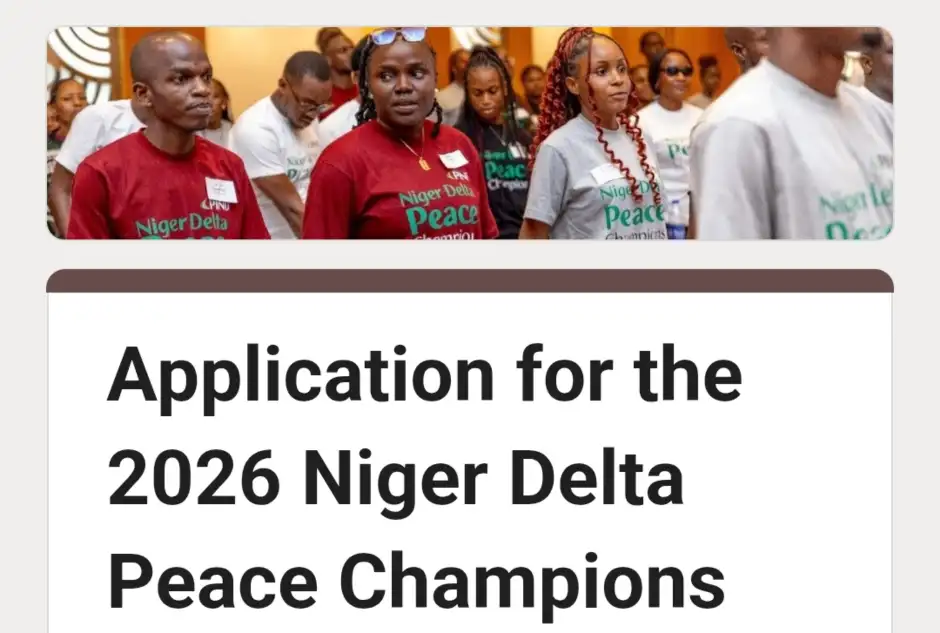 PIND invites youths to Apply for 2026 Niger Delta Peace Champions Programme