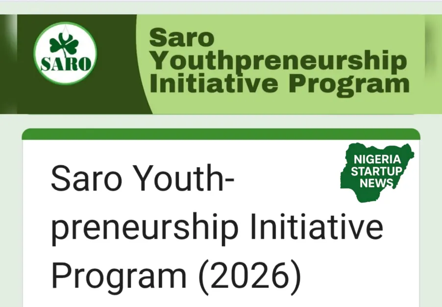 Apply for Saro Youthpreneurship Initiative Programme 2026