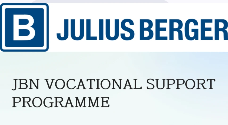 Apply for 2026 Julius Berger Vocational Support Programme