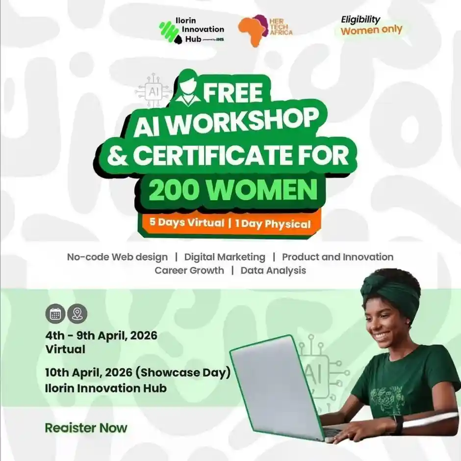 Ilorin Innovation Hub Opens Free AI Training Programme for Women