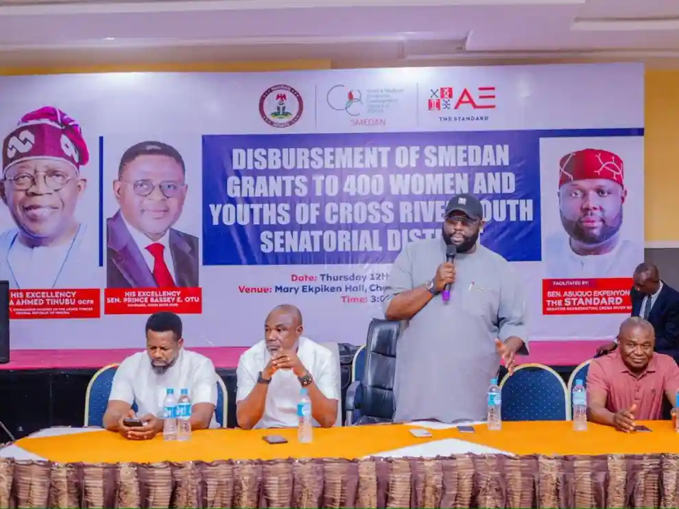 Senator facilitates ₦100,000 SMEDAN grants for 400 Cross River constituents