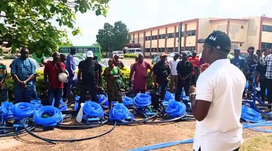 Ekiti, TRACE distribute N10m irrigation pumps to cocoa nursery operators