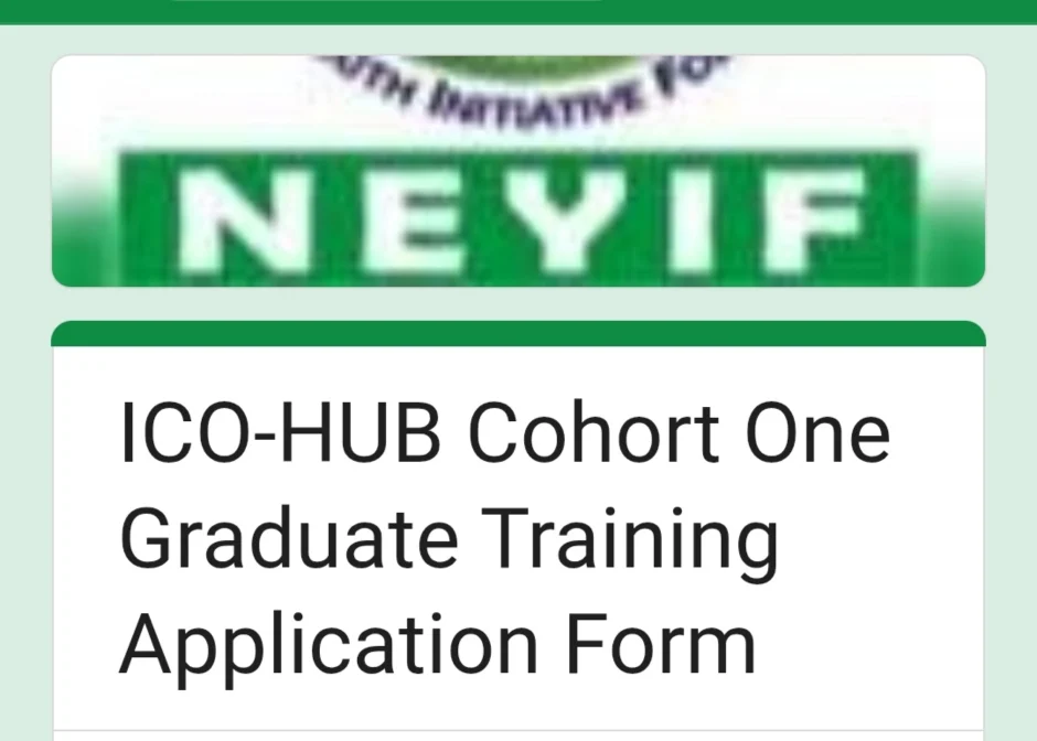 Apply for NEYIF Graduate Training Programme (Cohort 1)