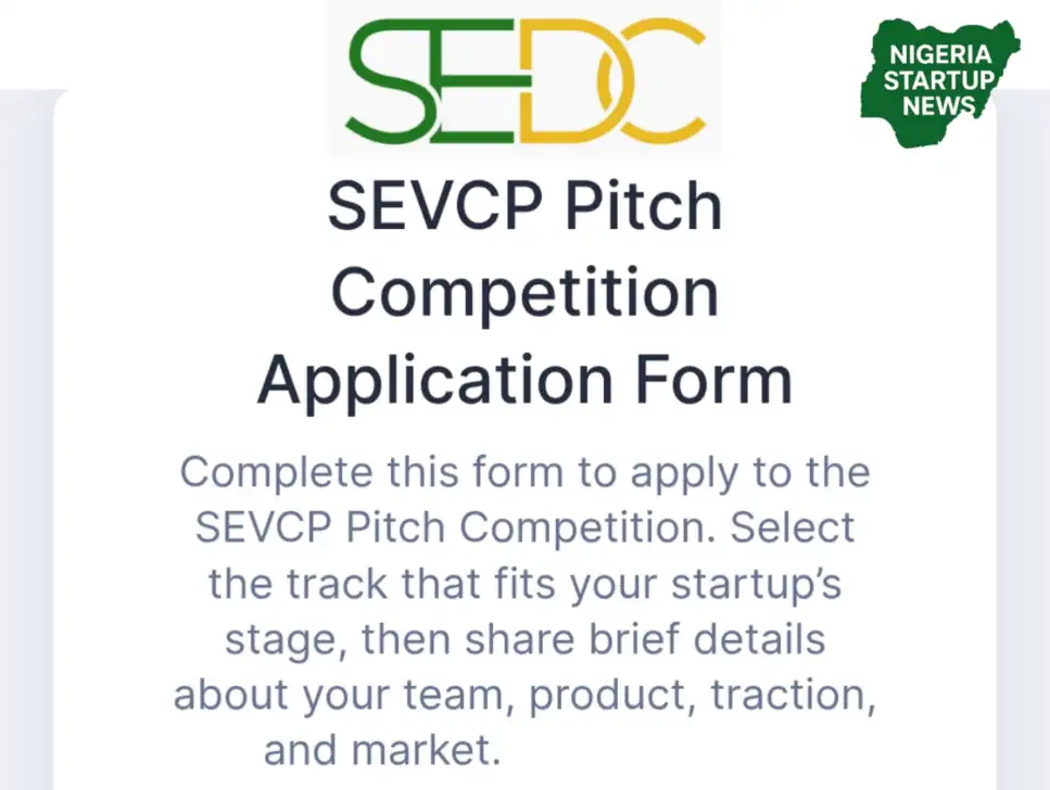 Apply for SEVCP Pitch Competition with $5,000–$20,000 startup funding