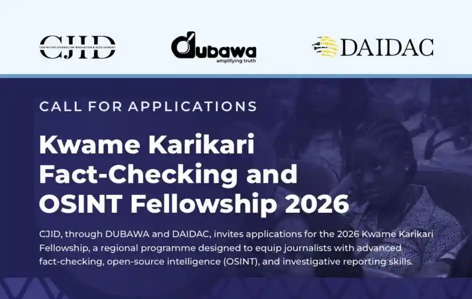 Kwame Karikari Fact-Checking and OSINT Fellowship 2026 Application