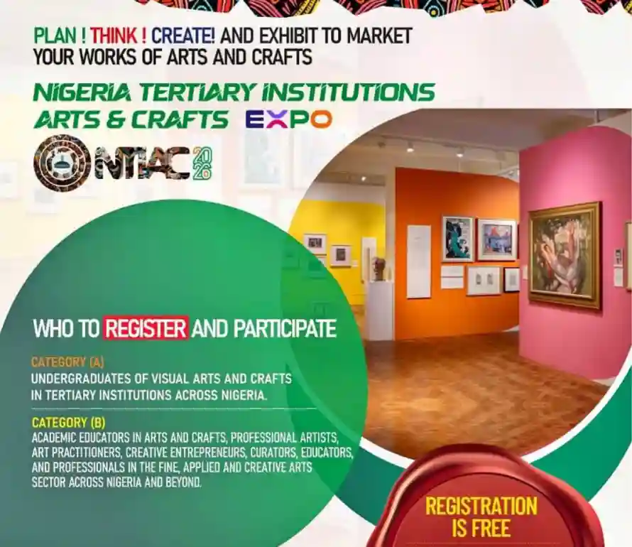 NTIAC 2026 opens free registration for Nigerian artists, students