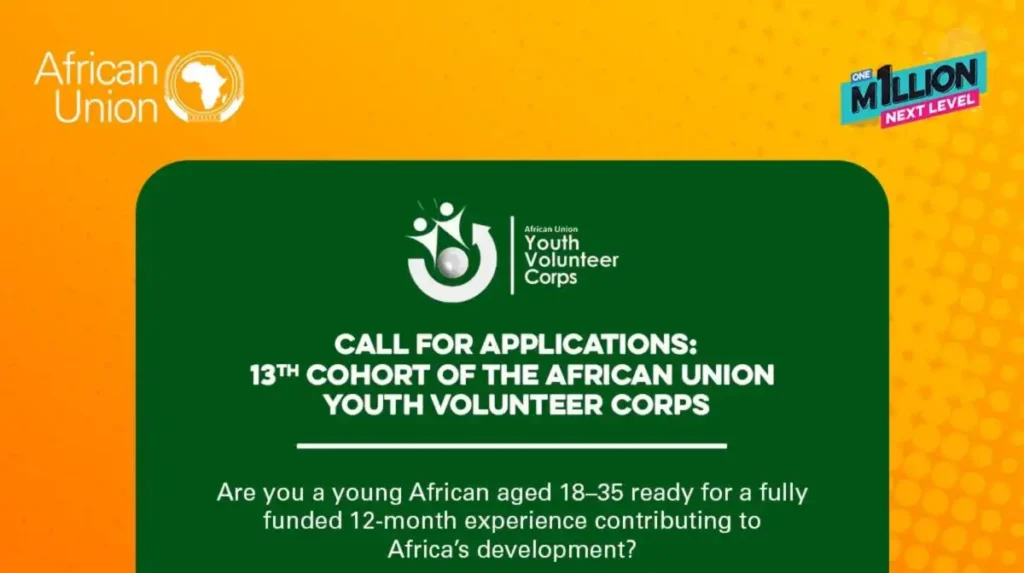 Apply Now: African Union Youth Volunteer Corps (AU-YVC) 2026