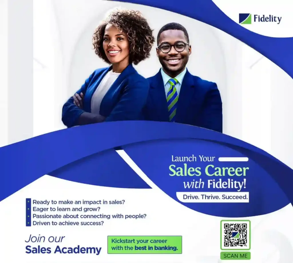 Fidelity Bank opens applications for Sales Academy programme
