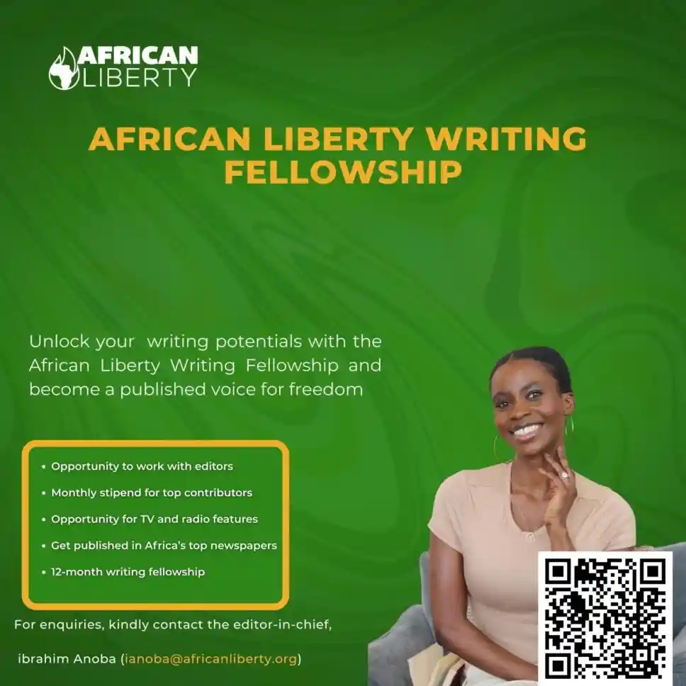 African Liberty opens applications for 2026/2027 writing fellowship