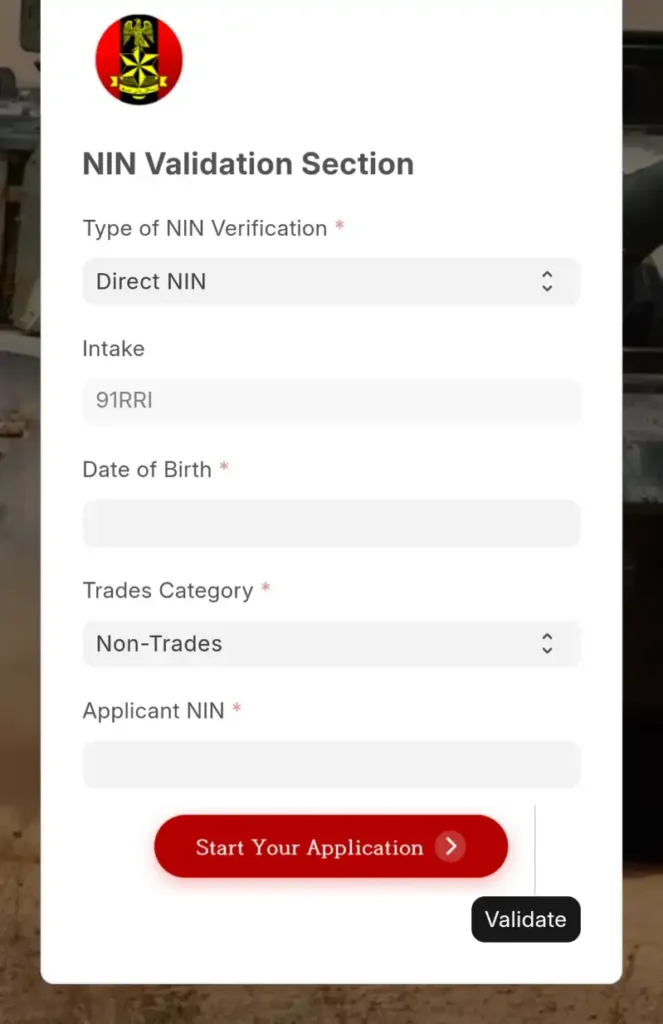 Nigerian Army 91 RRI Recruitment 2026: How to Apply