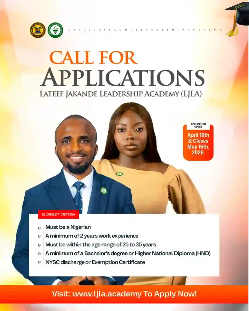 Lateef Jakande Leadership Academy to begin applications April 16