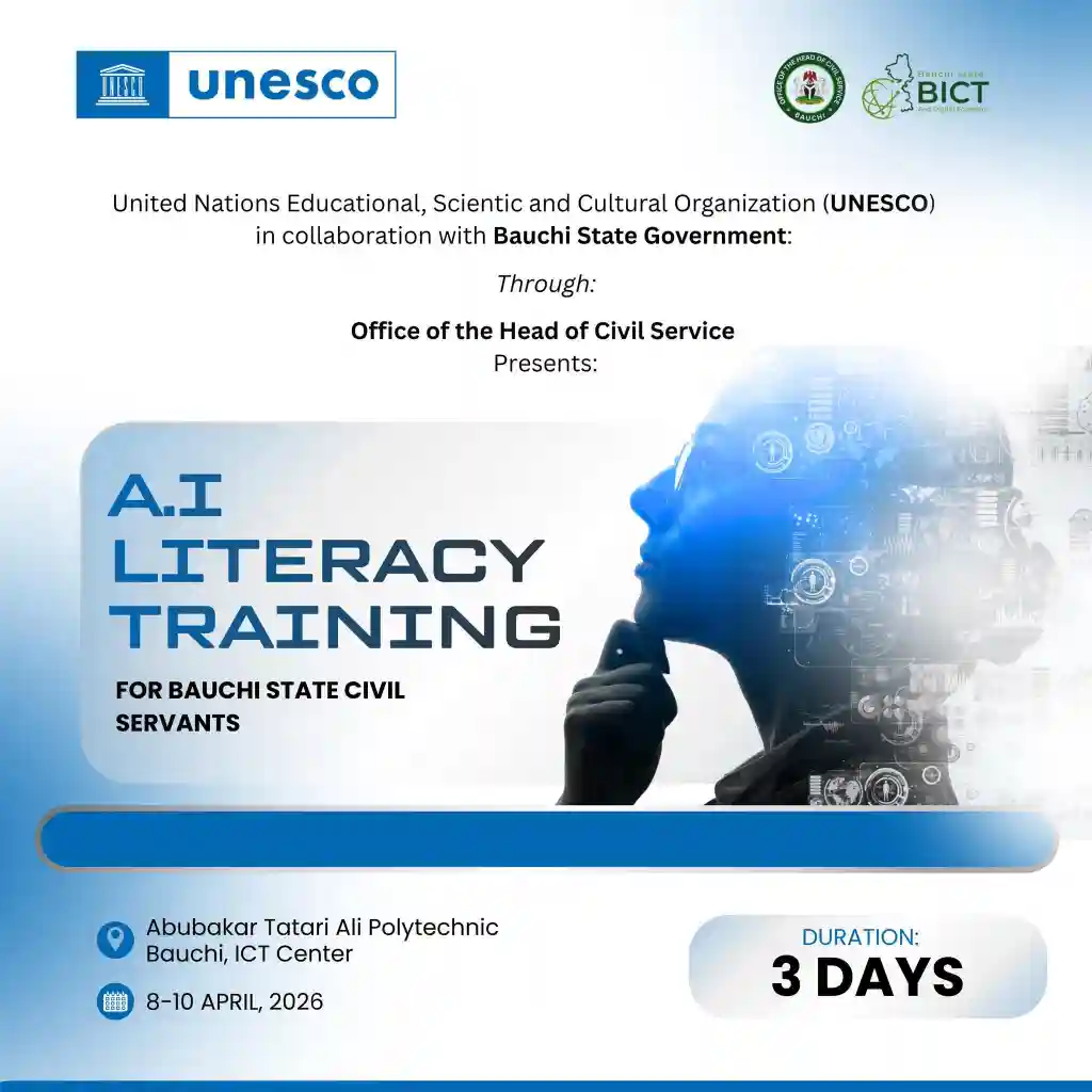 Bauchi Civil Service, UNESCO Launch AI Literacy Training