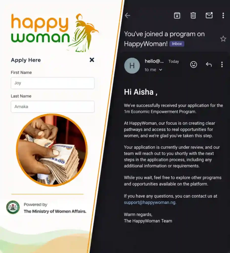 FG Begins Review of HappyWoman Applications