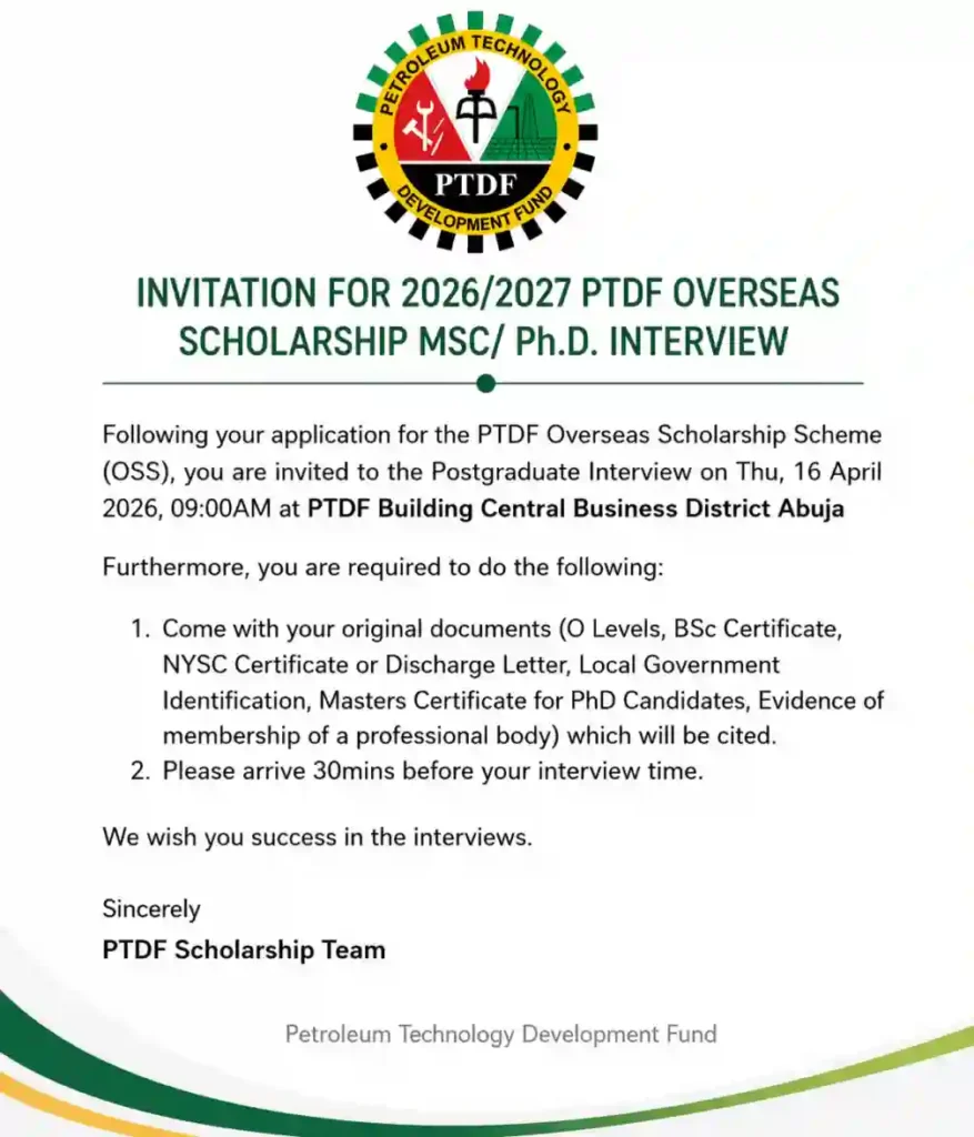 PTDF begins nationwide interviews for 5,885 shortlisted candidates