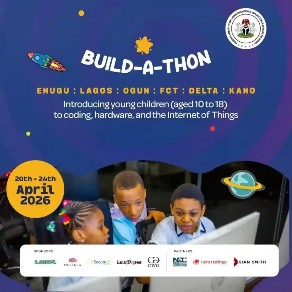 FG Build-A-Thon Holiday Programme 2026 for Nigerian Children (Ages 10–18)