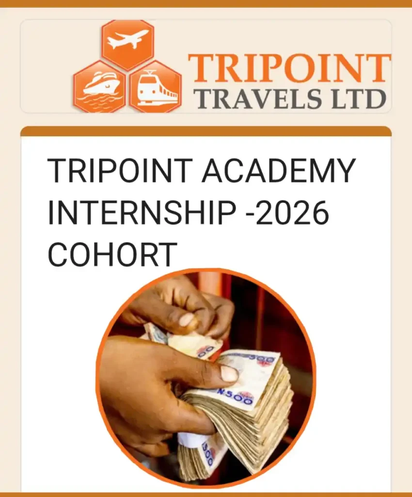 Tripoint Academy Internship Programme 2026 Cohort for Young Nigerians | Monthly Stipend