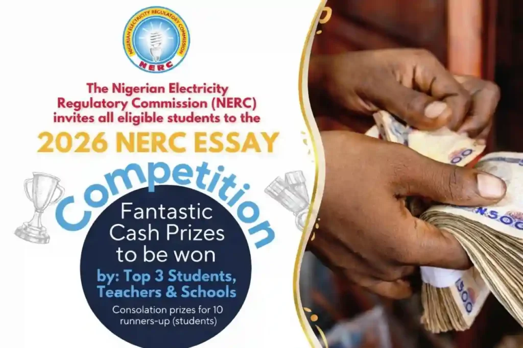 2026 NERC Essay Competition for Nigerian Students | Win Cash Prizes for Students, Teachers and Schools