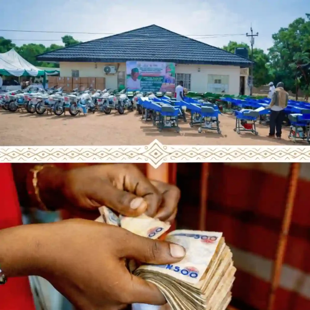 Plateau distributes motorcycles, forage crushers, milking cans to livestock farmers