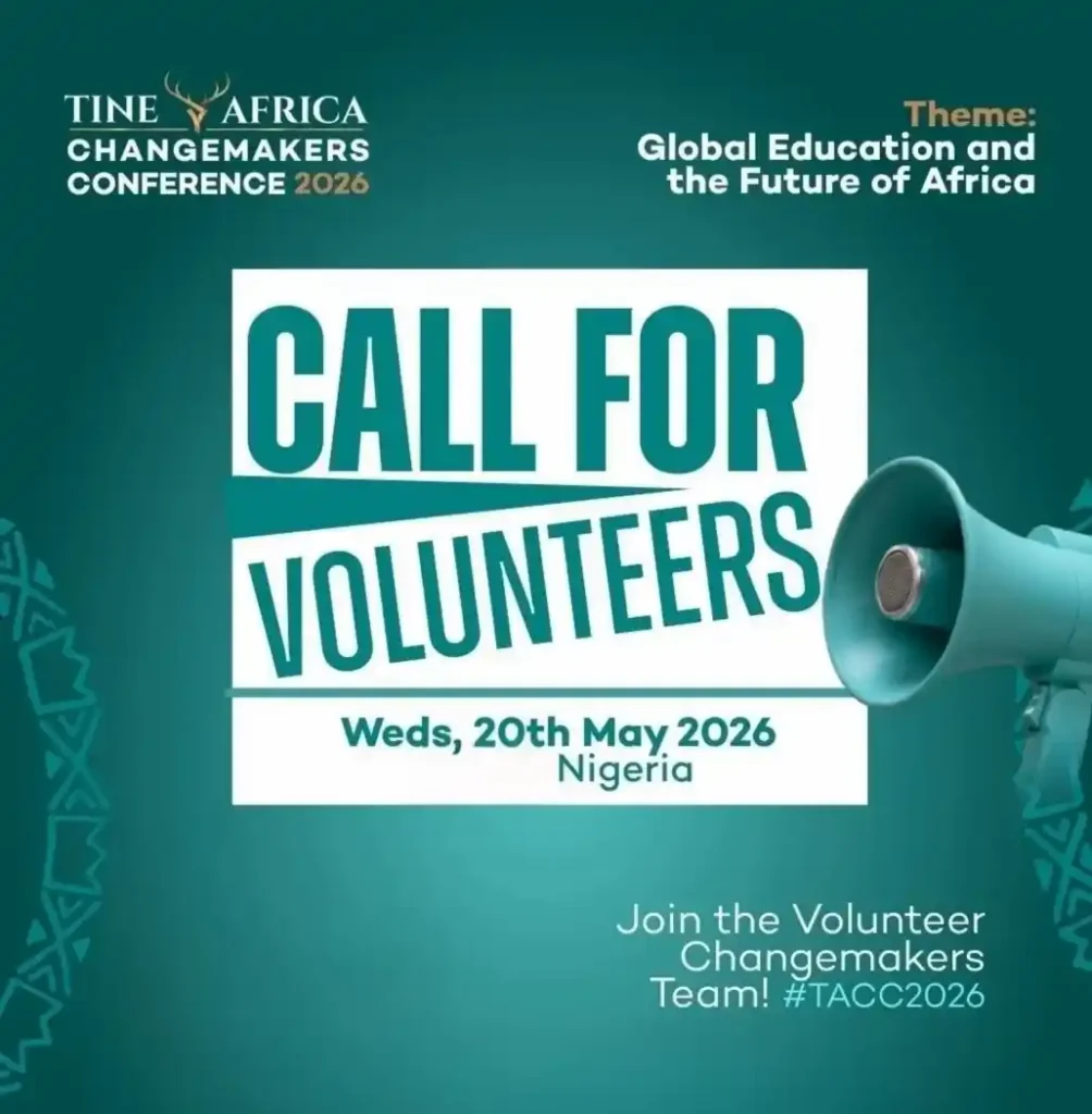 Apply to Volunteer at TINE Africa Changemakers Conference 2026 in Nigeria