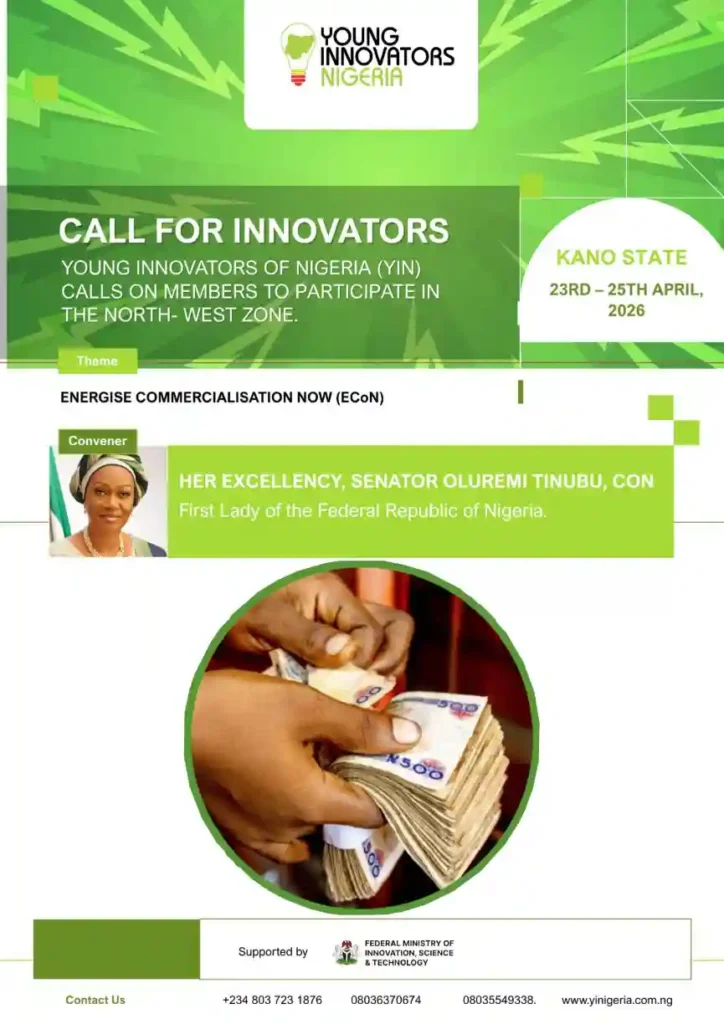 Call for Applications: Young Innovators of Nigeria (YIN) ECoN 2026 North-West Zone Programme