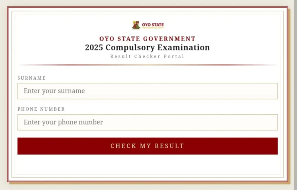 Check: Oyo State 2025 Confirmation, Promotion and Advancement Exam Result