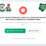 Print Police Recruitment Examination Invitation Card (PSC/NPF 2026)