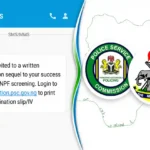 NPF SMS to Shortlisted Candidates for 2026 Written Exam