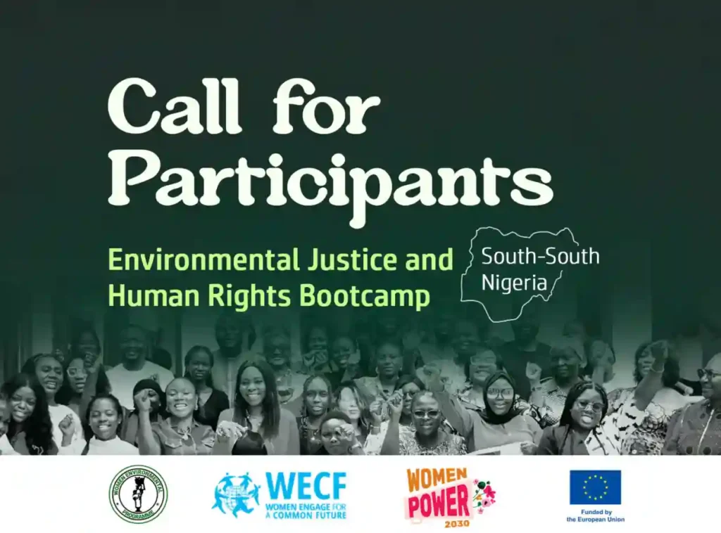 Call for Applications: WEP Environmental Justice and Human Rights Bootcamp in South-South