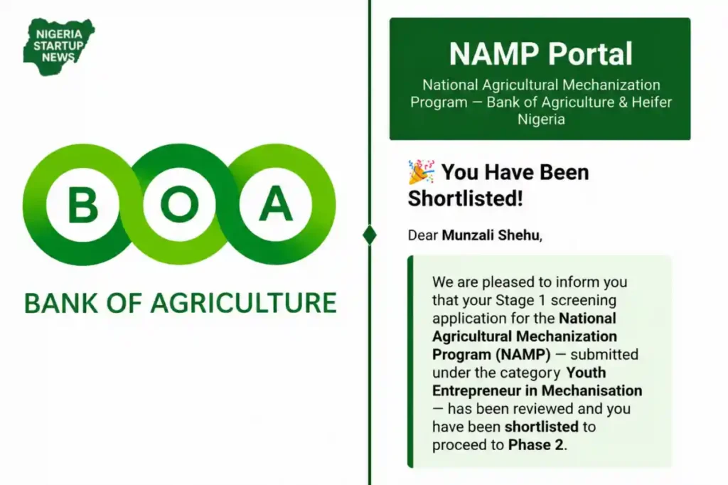 BOA Releases NAMP Phase 2 Shortlisted Candidates