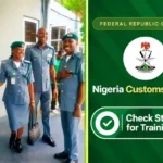 Check Nigeria Customs Shortlisted Candidates Status for Training