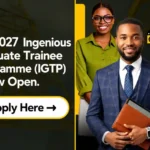 Apply for 2027 Oilserv Ingenious Graduate Trainee Programme