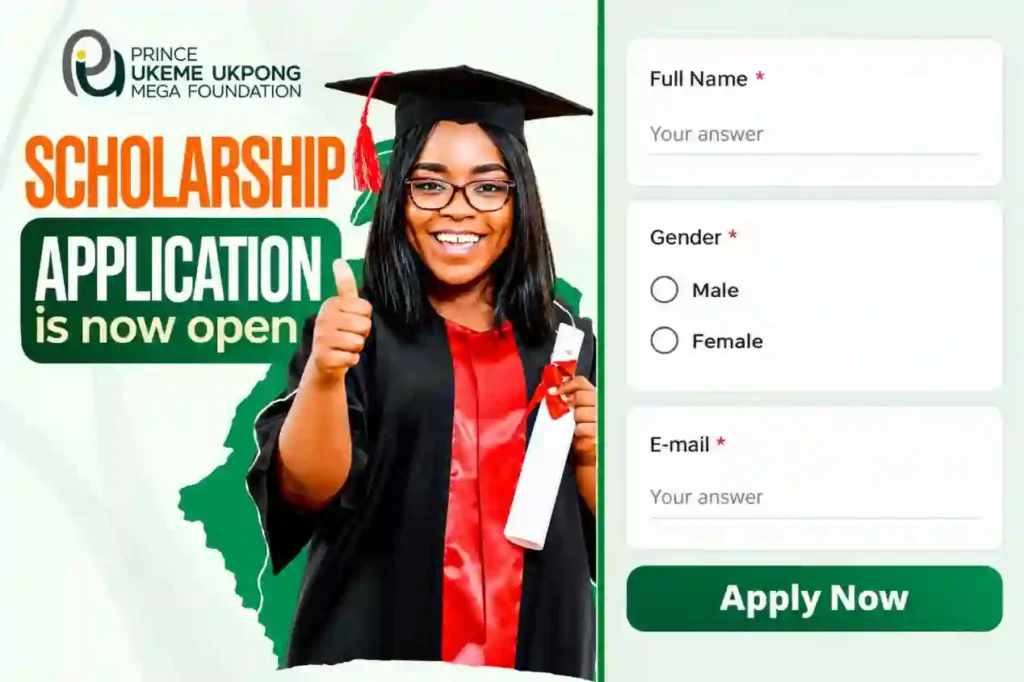 Apply for Prince Ukeme Ukpong Education Support — 2026 Scholarship