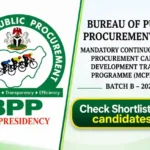 BPP Mandatory Capacity Training 2026 Batch B Shortlisted Candidates