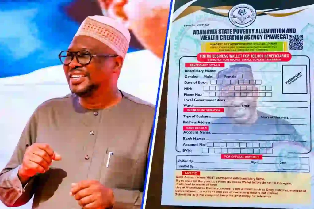 Fintiri Announces Another ₦50,000 Business Wallet Scheme in Adamawa