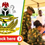 Check: Nigerian Air Force List of Shortlisted Candidates for BMTC 47 2026