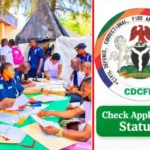 Check: CDCFIB Recruitment Application Status and Code for Drug Test — Via Portal