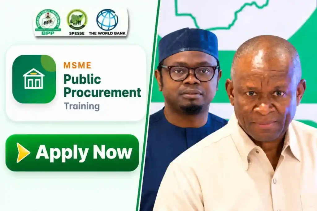 Apply for FG MSME Procurement Training Programme for Government Contracts